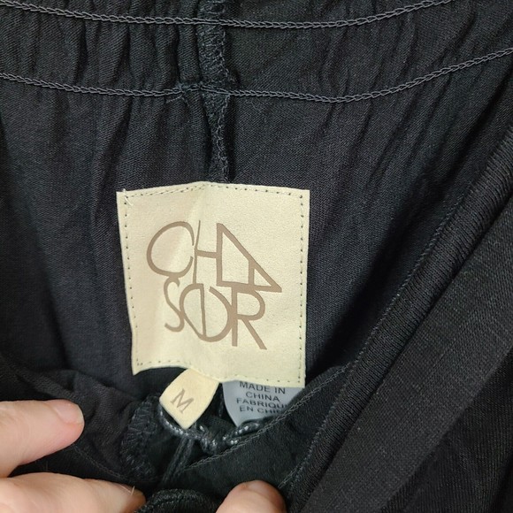NWT Chaser Black Wide Leg Pull On Pant Medium - Picture 5 of 6